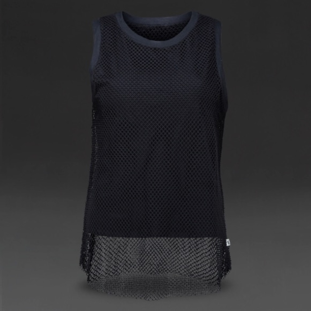 NWOT Vans Black Fishnet/Mesh Tank Top
